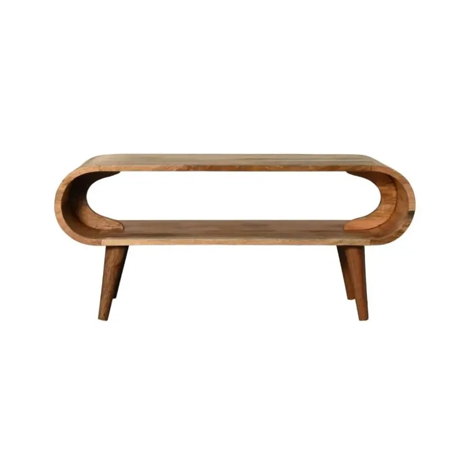 Artisan Furniture Solid hout Amaya Nordic Stijl Eikenlook Salontafel