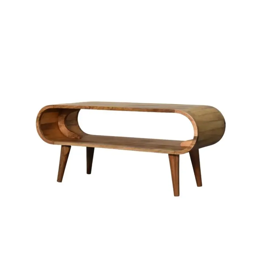 Artisan Furniture Solid hout Amaya Nordic Stijl Eikenlook Salontafel