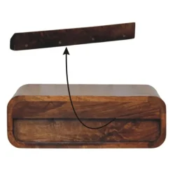 Artisan Furniture Solid hout Avora Wandkastje Honing Karamel met