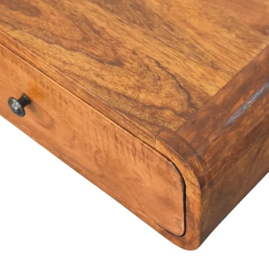 Artisan Furniture Solid hout Avora Wandkastje Honing Karamel met