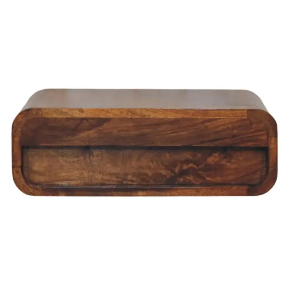 Artisan Furniture Solid hout Avora Wandkastje Honing Karamel met