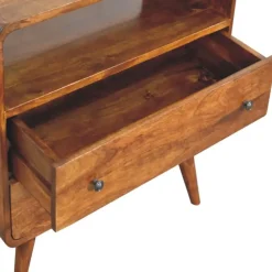 Artisan Furniture Solid hout Gebogen Nordic Charme Sidetable