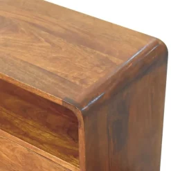 Artisan Furniture Solid hout Gebogen Nordic Charme Sidetable