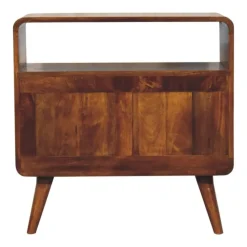 Artisan Furniture Solid hout Gebogen Nordic Charme Sidetable