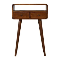 Artisan Furniture Solid hout Kastanje Sidetable Tafel