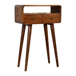 Artisan Furniture Solid hout Kastanje Sidetable Tafel