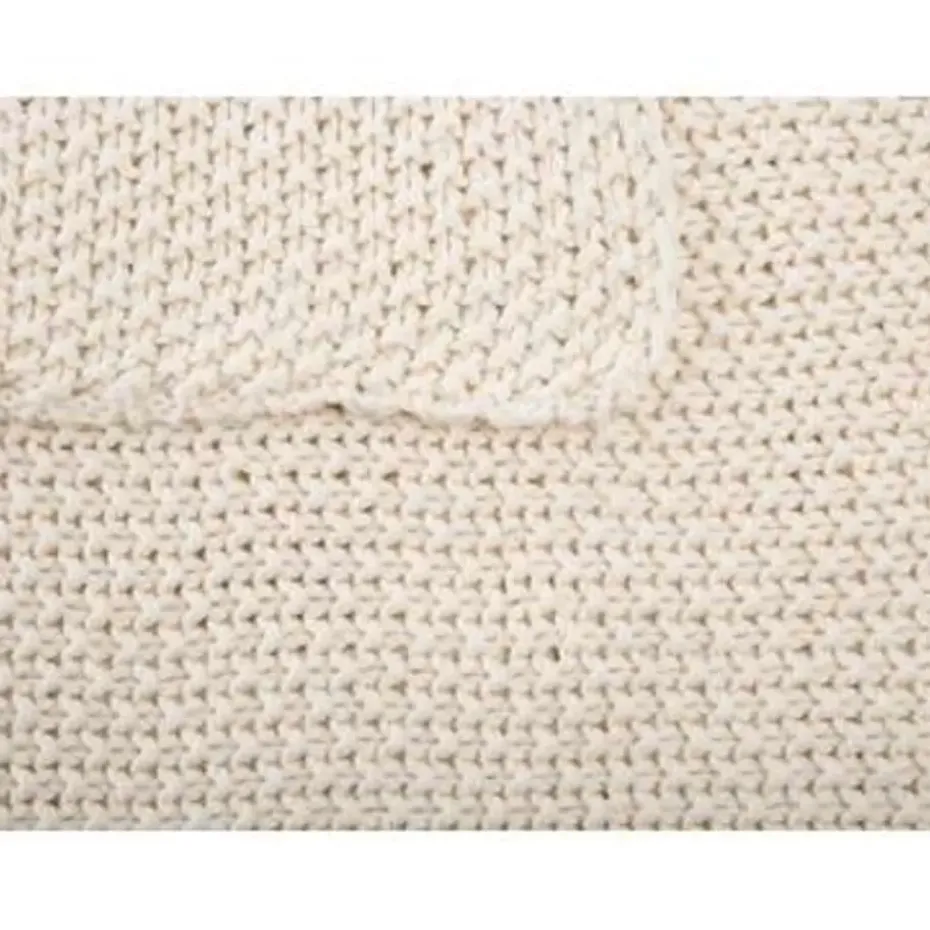 ASAKA - Plaid - Beige - 130 x 180 cm - Katoen