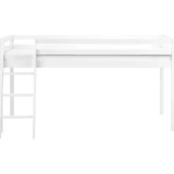 ASCOUX - Kinderbed - Wit - 90 x 200 cm - Dennenhout