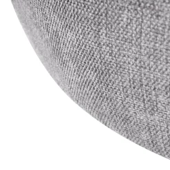 ASHTON - Poef - Lichtgrijs - Polyester