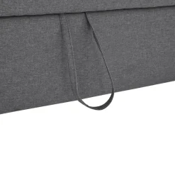 Asmund - Slaapbank 2-zits in grijze linnenoptik