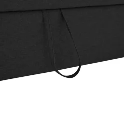 Asmund - Slaapbank 2-zits in antraciet linnenoptik