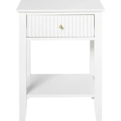 ASSISI - Nachtkastje 1 lade - Wit - MDF