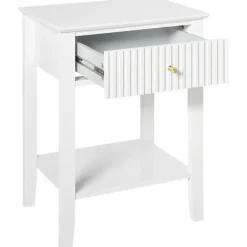 ASSISI - Nachtkastje 1 lade - Wit - MDF