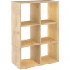 Astigarraga Dinamic Vakkenkast open - 6 vakken - PEFC grenen - 105x71cm