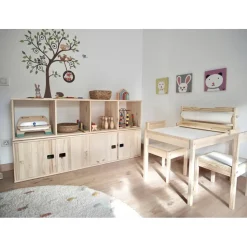 Astigarraga Dinamic Vakkenkast open - 2 vakken - PEFC grenen - 71x36cm