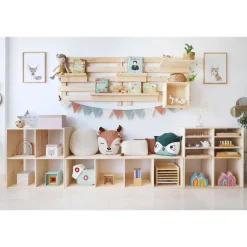 Astigarraga Dinamic Vakkenkast open - 2 vakken - PEFC grenen - 71x36cm