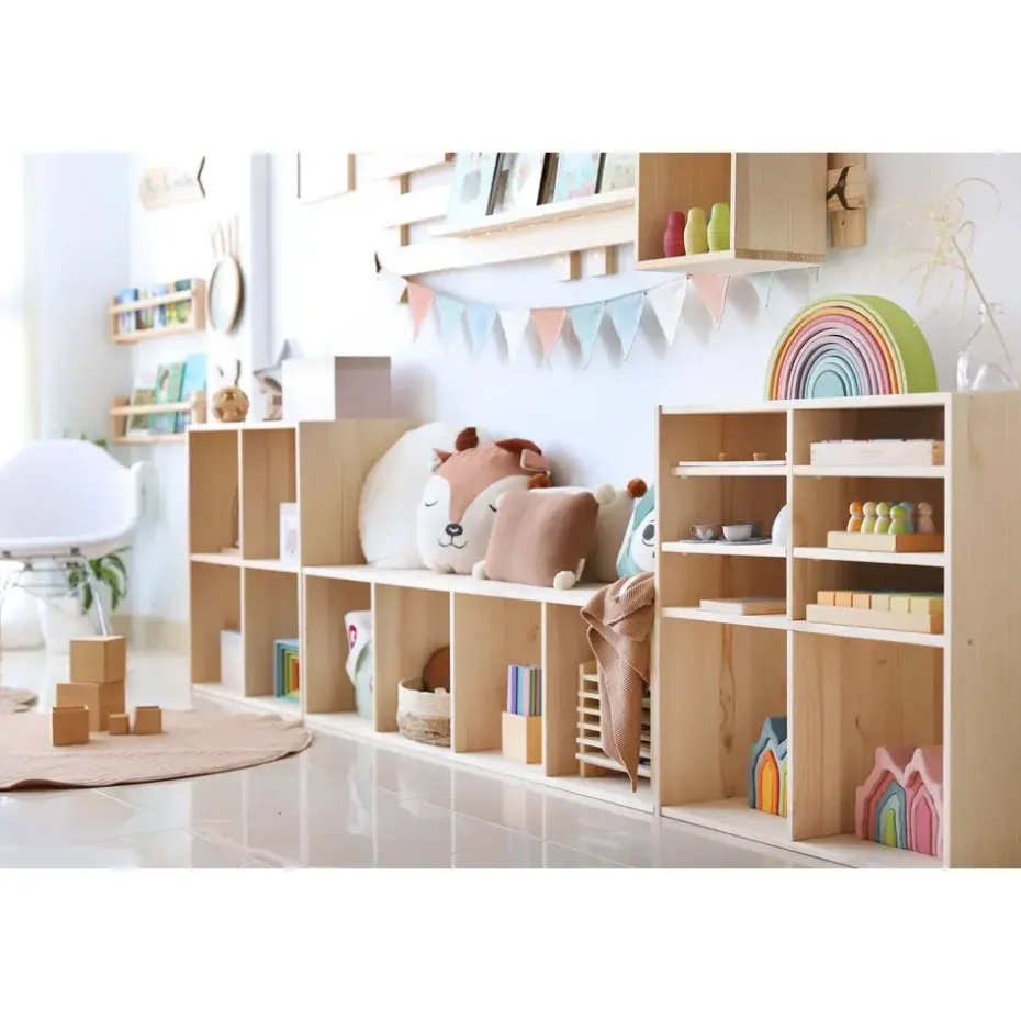 Astigarraga Dinamic Vakkenkast open - 3 vakken - PEFC grenen - 105x36cm