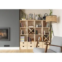 Astigarraga Dinamic Vakkenkast open - 4 vakken - PEFC grenen - 140x36cm