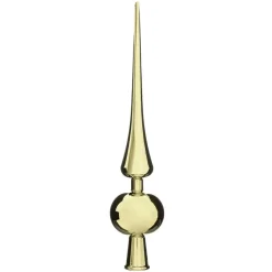 Atmosphera - kerstpiek - goud - kunststof- 28 cm