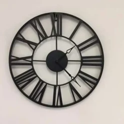 Atmosphera - Wandklok - Metaal - Zwart