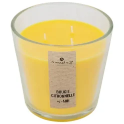 Atmosphera Candles Geurkaars glas - citronella aroma - 40 uur