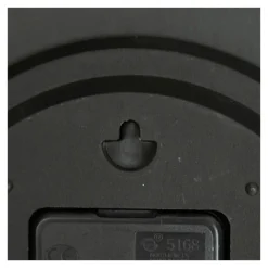 Atmosphera Doris Klok - zwart / goud - 30 cm - wandklok modern