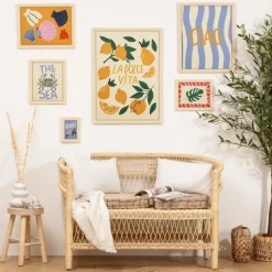 Atmosphera Fotolijstje - foto 13 x 18 cm - beige - mdf/glas