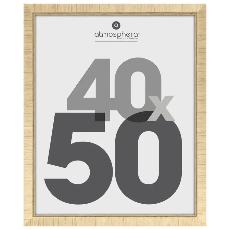 Atmosphera Fotolijstje - foto 40 x 50 cm - beige - mdf/glas