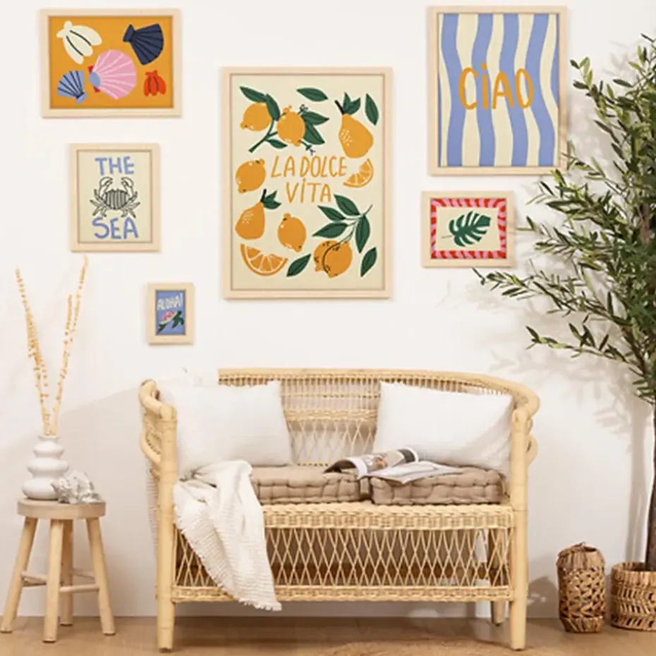 Atmosphera Fotolijstje - foto 40 x 50 cm - beige - mdf/glas