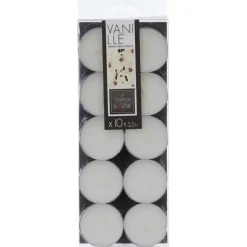 Atmosphera Geurtheelichtjes - 10x stuks - vanille geur