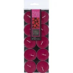 Atmosphera Geurtheelichtjes - 10x stuks - Frambozen geur