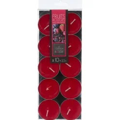 Atmosphera Geurtheelichtjes - 10x stuks - Rode bessen geur