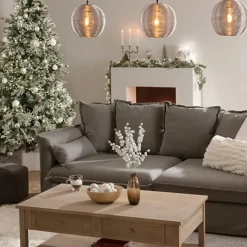 Atmosphera kaarsen kandelaar - 3 armen - metaal - goud - 27 cm