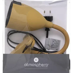 Atmosphera Klem bureaulampje - Design Light - okergeel - H43 cm