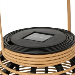 Atmosphera solar lantaarn - rotan - 38 x 43 cm