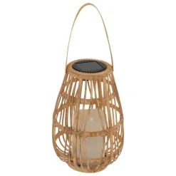 Atmosphera solar lantaarn - rotan - 16 x 23 cm