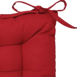 Atmosphera Stoelkussen - rood - katoen - 36 x 36 x 4 cm