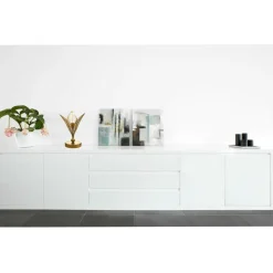 Atmosphera Tafellamp Goud - Blad - 24,5 cm - Slaapkamer/Woonkamer