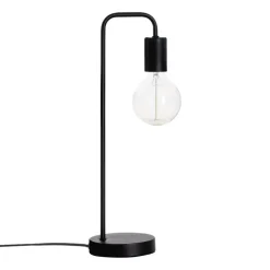 Atmosphera Tafellamp/bureaulamp Design Light - zwart - 46 cm