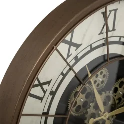 Atmosphera Wandklok Stella Mare - Vintage Metal - D57 cm - metaal