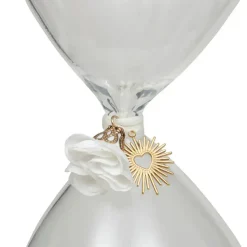 Atmosphera Zandloper - decoratie/tijd - 30 minuten - wit zand