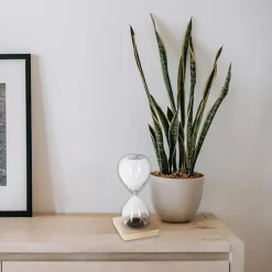 Atmosphera Zandloper cilinder - decoratie of tijdsmeting - 1 minuten