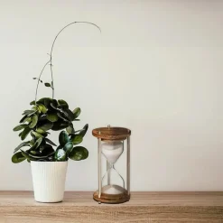 Atmosphera Zandloper cilinder - decoratie of tijdsmeting