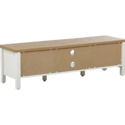 ATOCA - TV-meubel - Lichthout/Wit - MDF