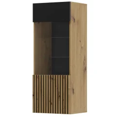 AURIS hangkast 1D artisan eiken / zwart mat