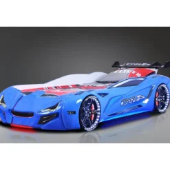 Autobed - Racebed - Kinderbed - Street Racer - 236x119x68 cm - Blauw
