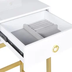 AUXON - Kaptafel - Wit - MDF