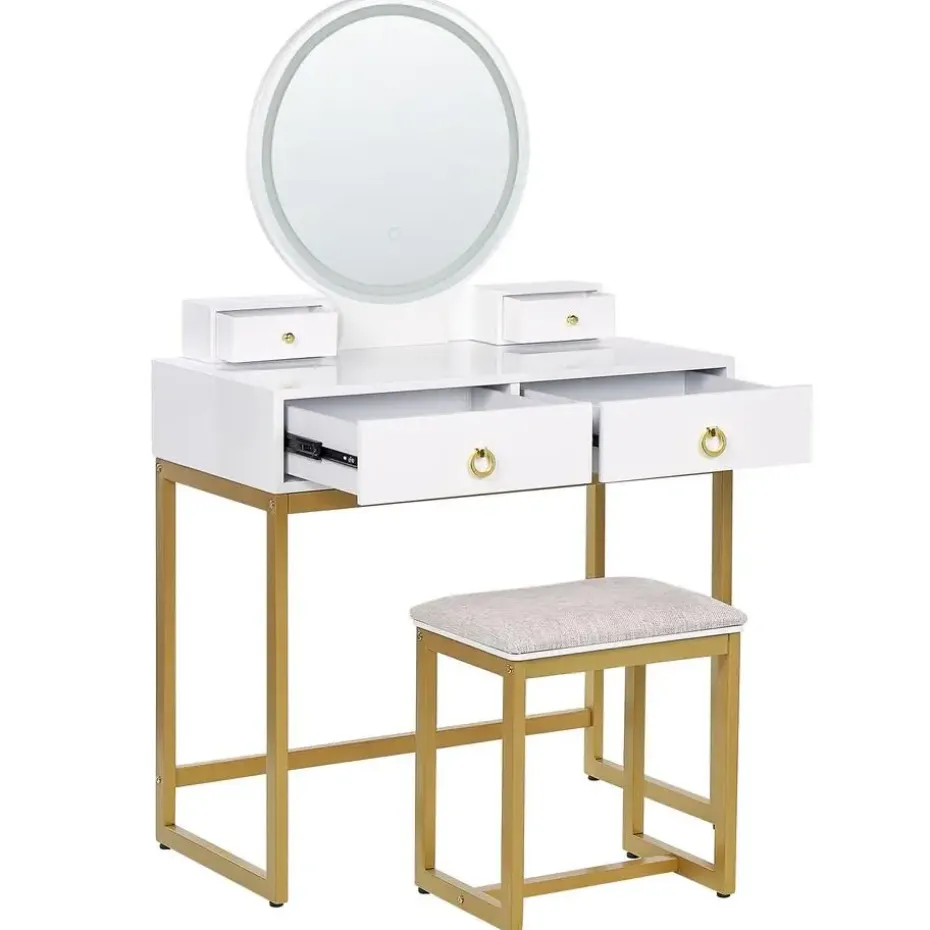 AUXON - Kaptafel - Wit - MDF