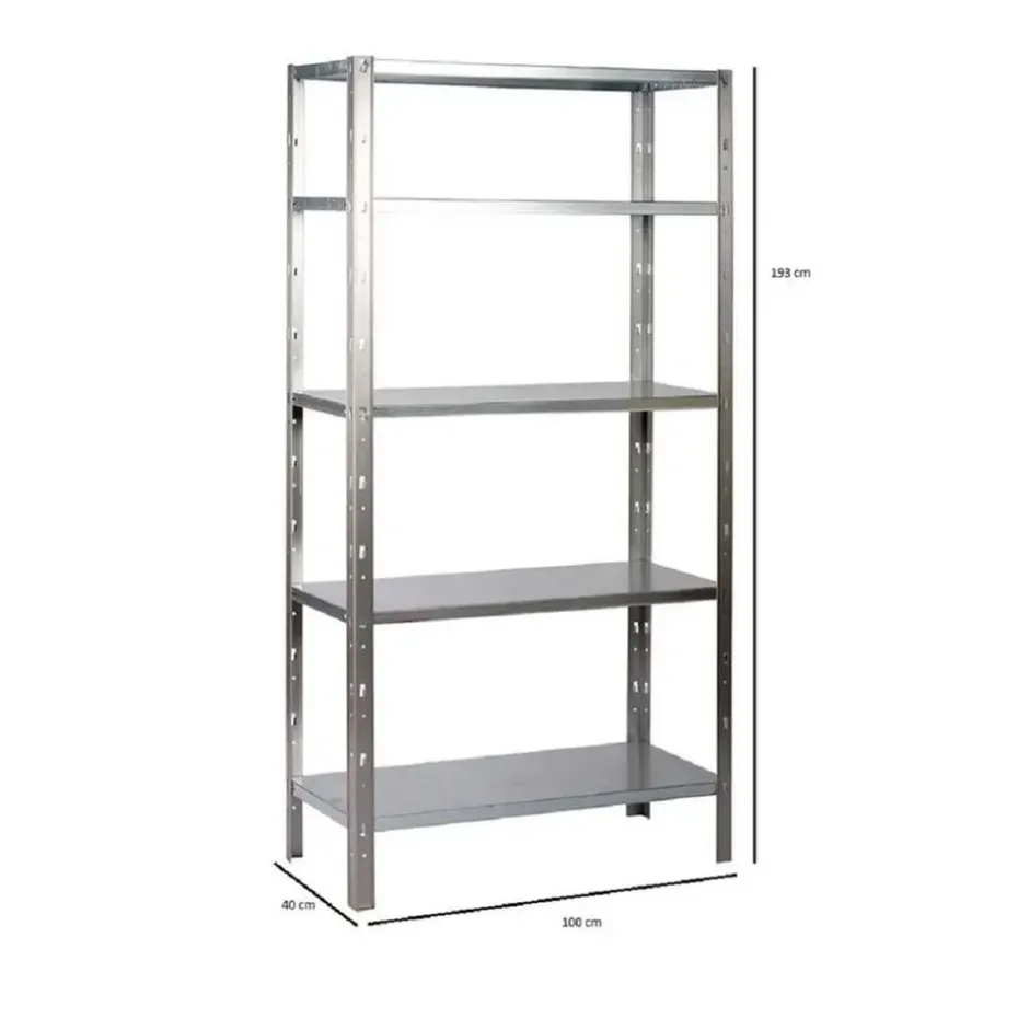 Avasco Stellingkast Metaal - Opbergrek Clicker 100 - 193x100x40 cm