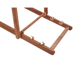 AVELLINO - Strandstoel - Donkere houtkleur - Polyester